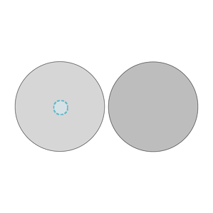 Kulaté servírovací desky v melaminu